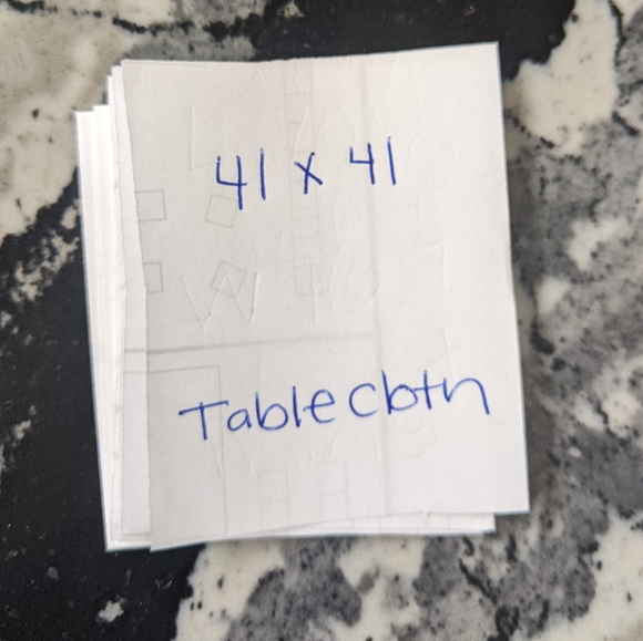 41” x 41” Vintage Embroidered White Linen Tablecloth - Picture 4 of 5